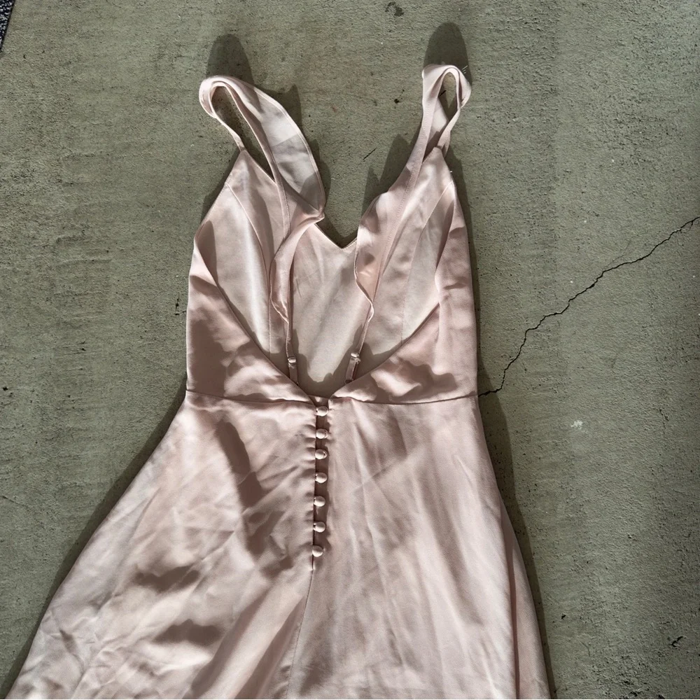 Lulus / Meteoric Rise Blush Maxi Dress / small / blush pink - Picture 14 of 17